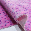 100% Polyester Printed Bunny Fleece Fabric